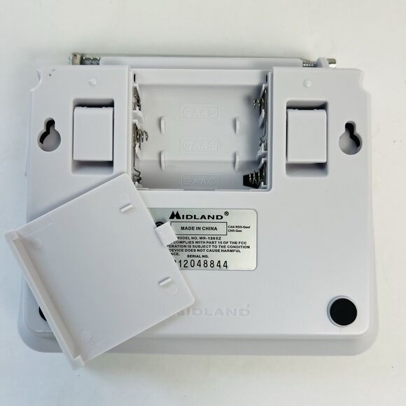 Midland WR120EZ NOAA Weather Radio All Hazards Alert Radio, W/ Power Adapter - Picture 8 of 10